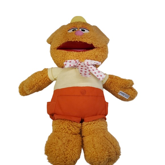 Disney Muppet Babies Fozzie Bear Plush Singing Dancing Tells Jokes 15" Stuffy - Picture 9 of 13